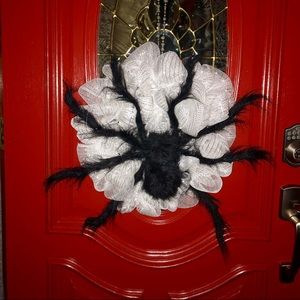 Handmade Halloween front door wreath